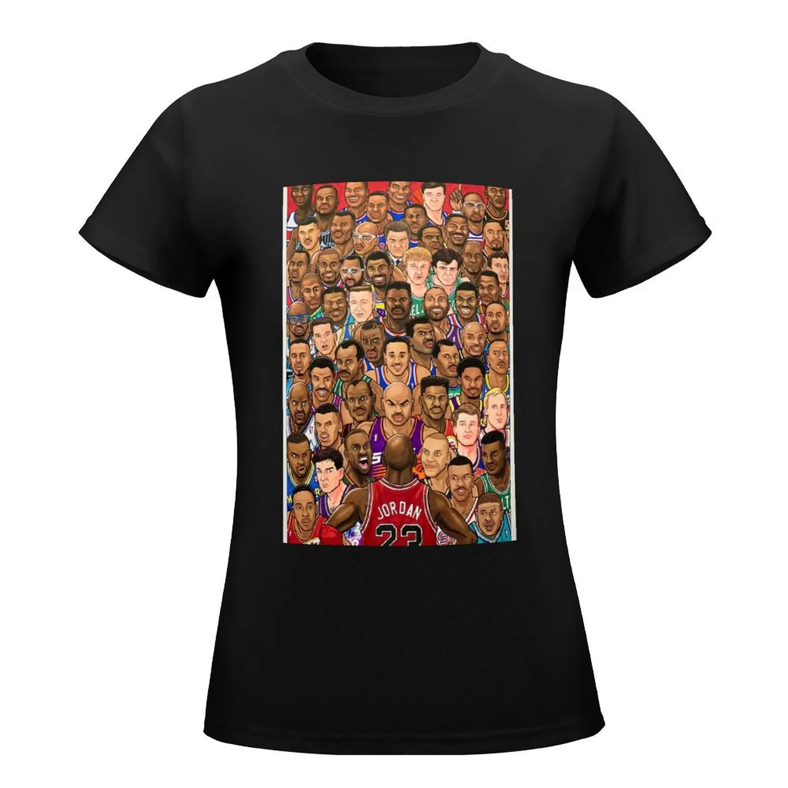 All Legend Basketball Player Art Draw T-Shirt cute clothes plus sizes tshirts woman