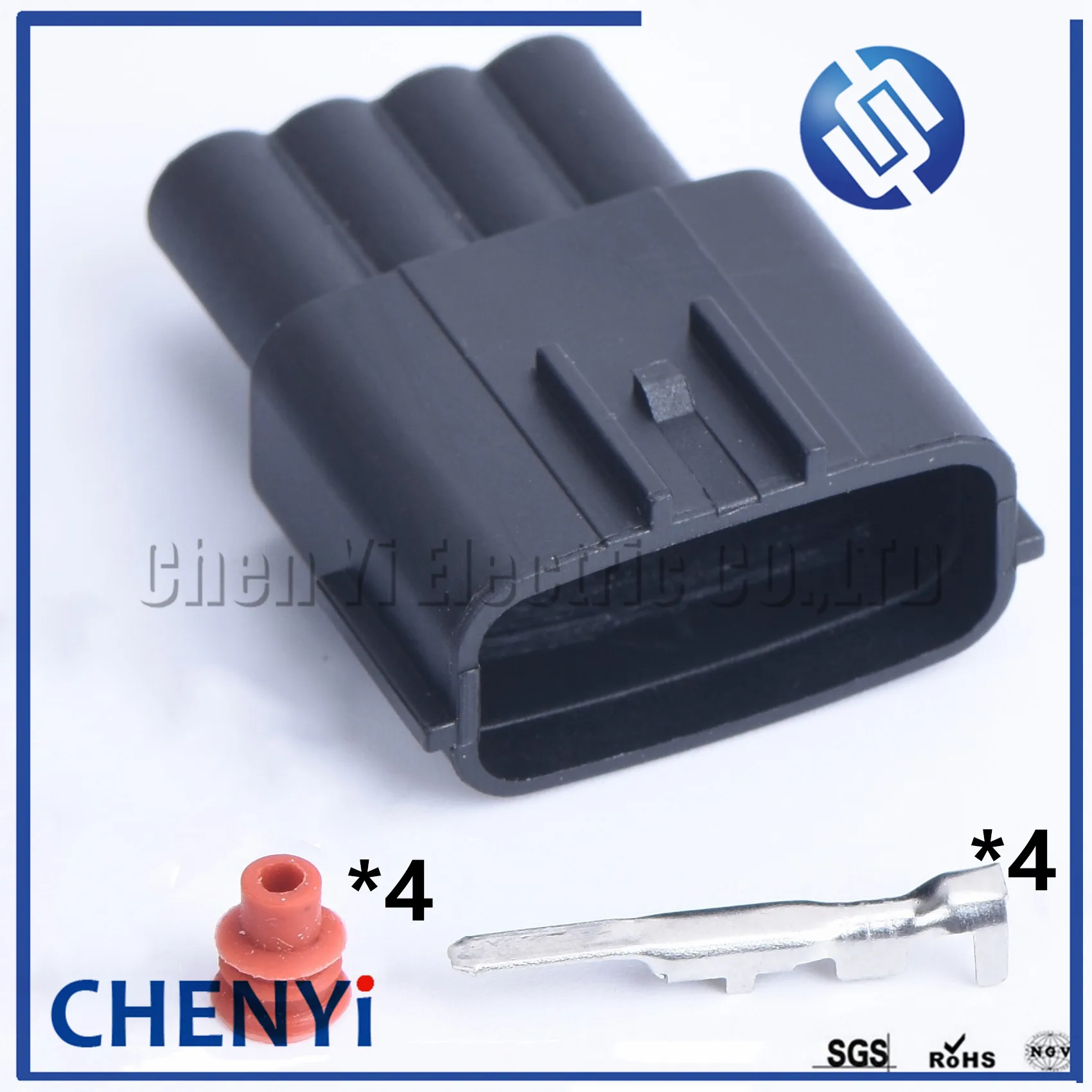 2 set 4 Pin (2.2) male or female Gasoline Pump Plug Alternator Repair Connector oxygen sensor plug For Nissan 6098-0144