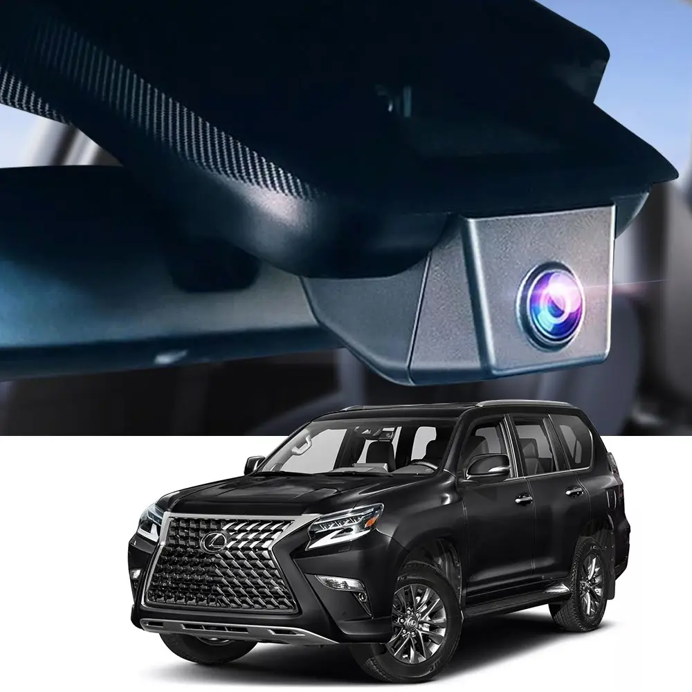 Dash Cam for Lexus GX460 2020-2023 4K QHD 3840x2160, with memory card and WiFi