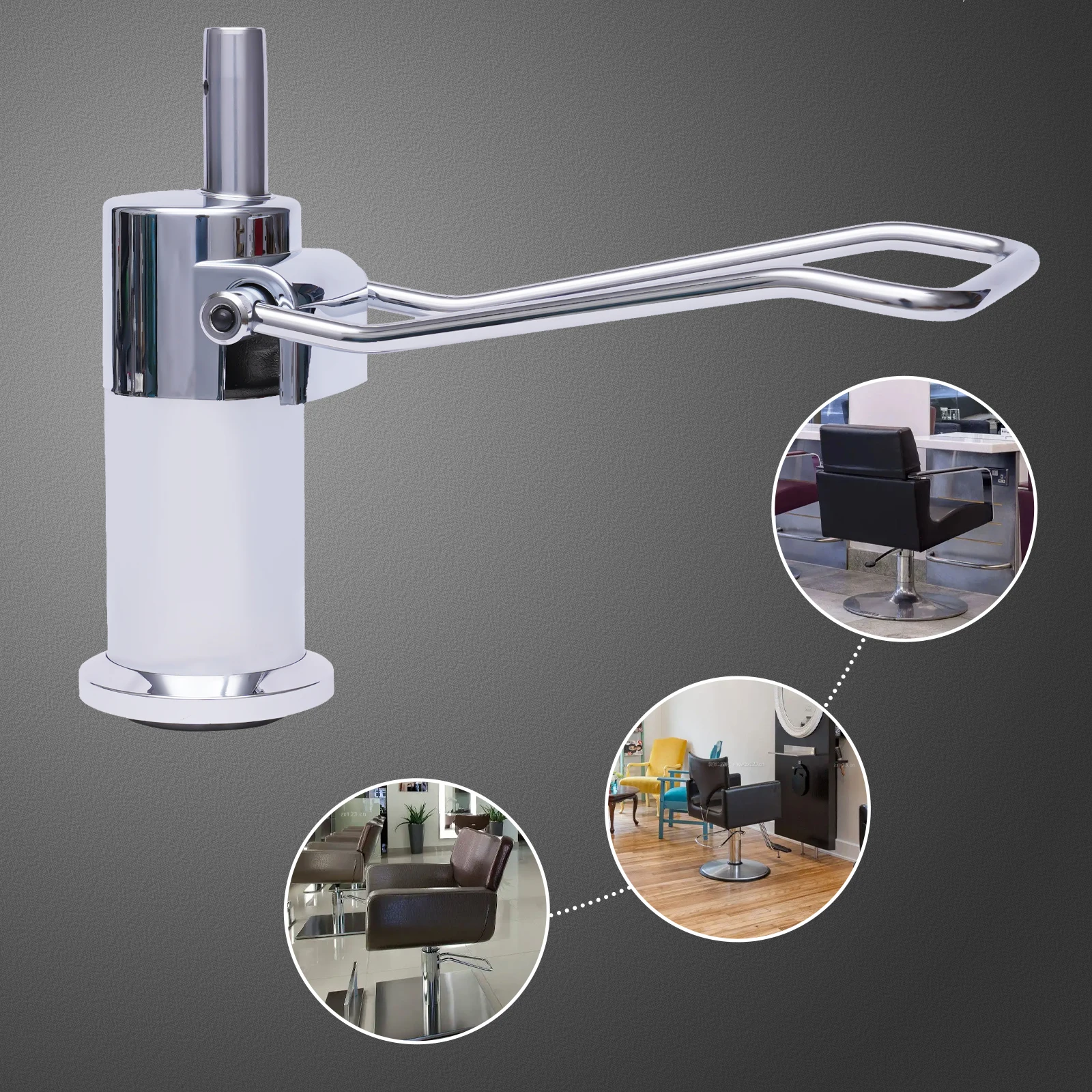 Barber Chair Hydraulic Pump Replacement – High-Quality Iron, PP, and Steel Construction, Easy Installation