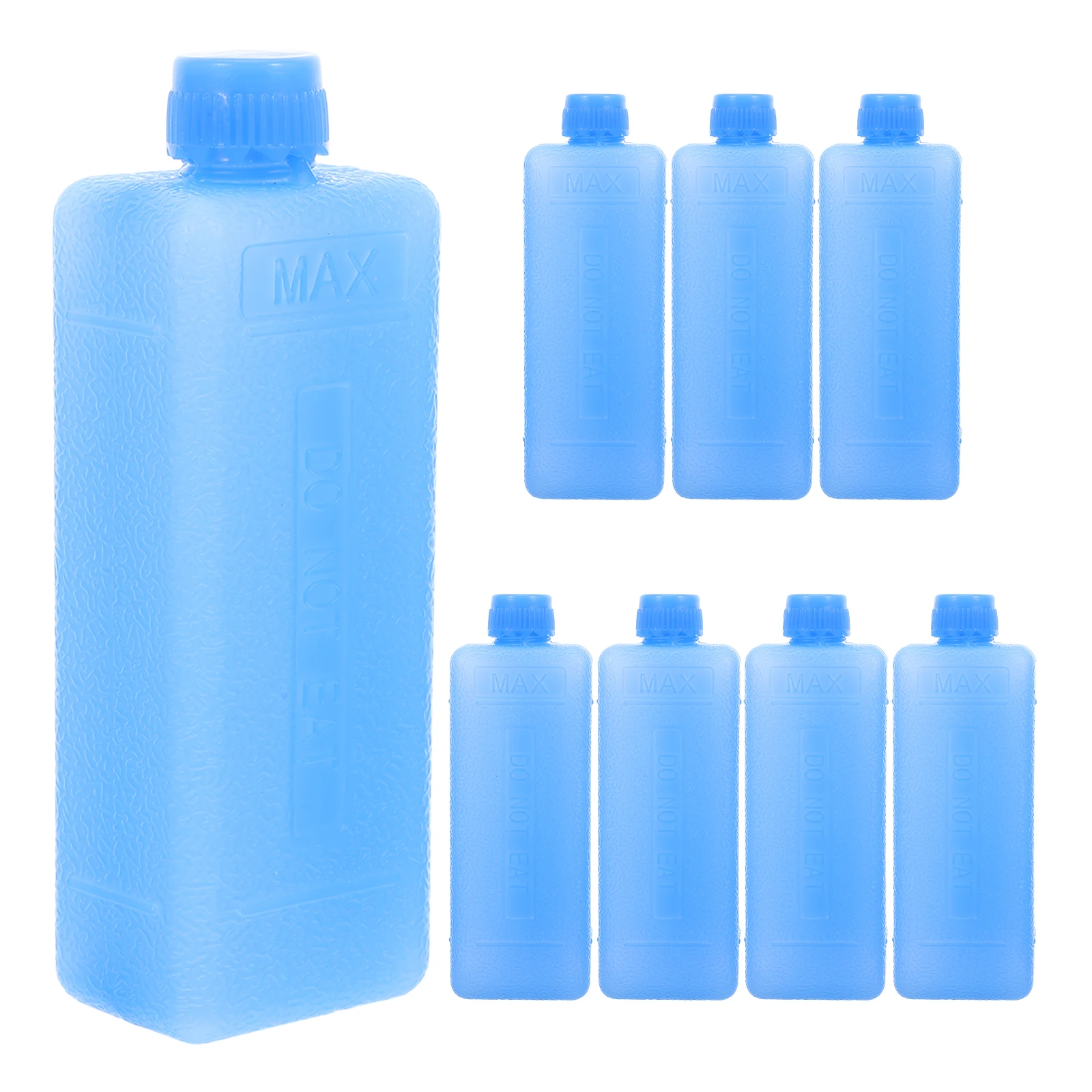 8pcs Ice Crystal Box for Air Cooler Reusable Freezer Blocks Blue Storage Camping Hiking Cool Bag Ice Packs Food Lunch Box