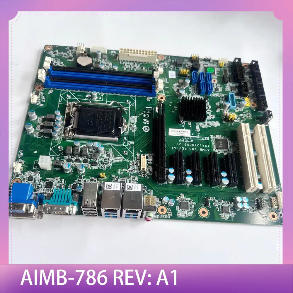 AIMB-786 REV: A1 AIMB-786G2-00A1 For Advantech industrial control computer motherboard dual network ports