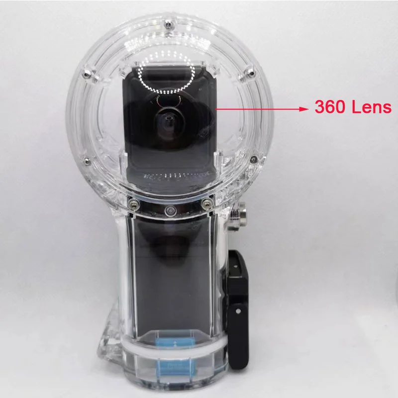 Oryginalny Insta360 ONE R RS 360 Mod Les Vertical Battery / Waterproof Depth 30m Dive Case For Insta360 R/Rs 360 Lens Accessories