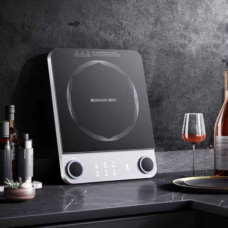 

Индукционная плита 3500 Вт, ультратонкая конструкция, для дома и коммерческого использования, мощная индукционная плита-вок, электрическая варочная панель