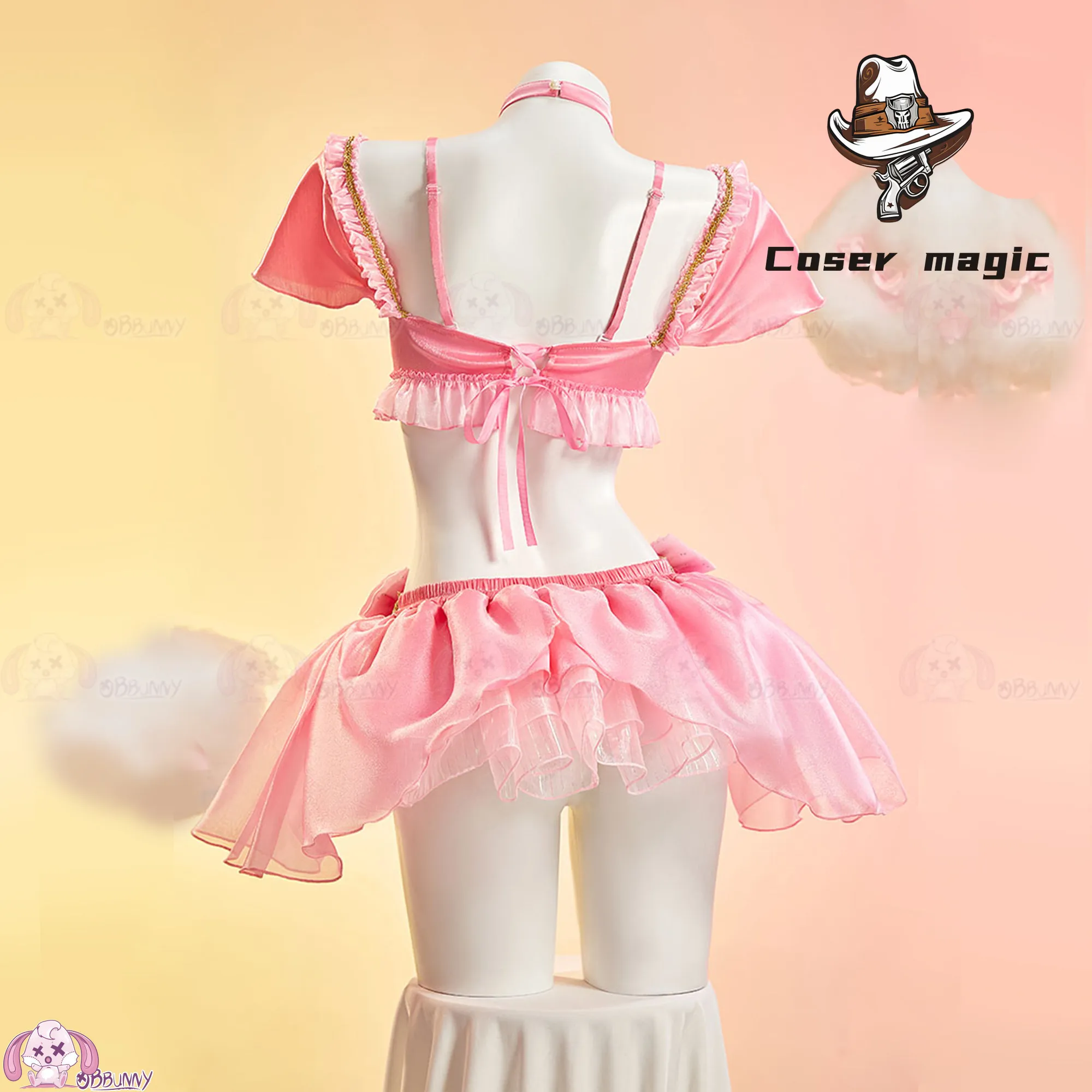 

Комплект мини-юбки Sweet Peach Idol, костюм для косплея Peach Princess Doujin, наряд для музыкального фестиваля