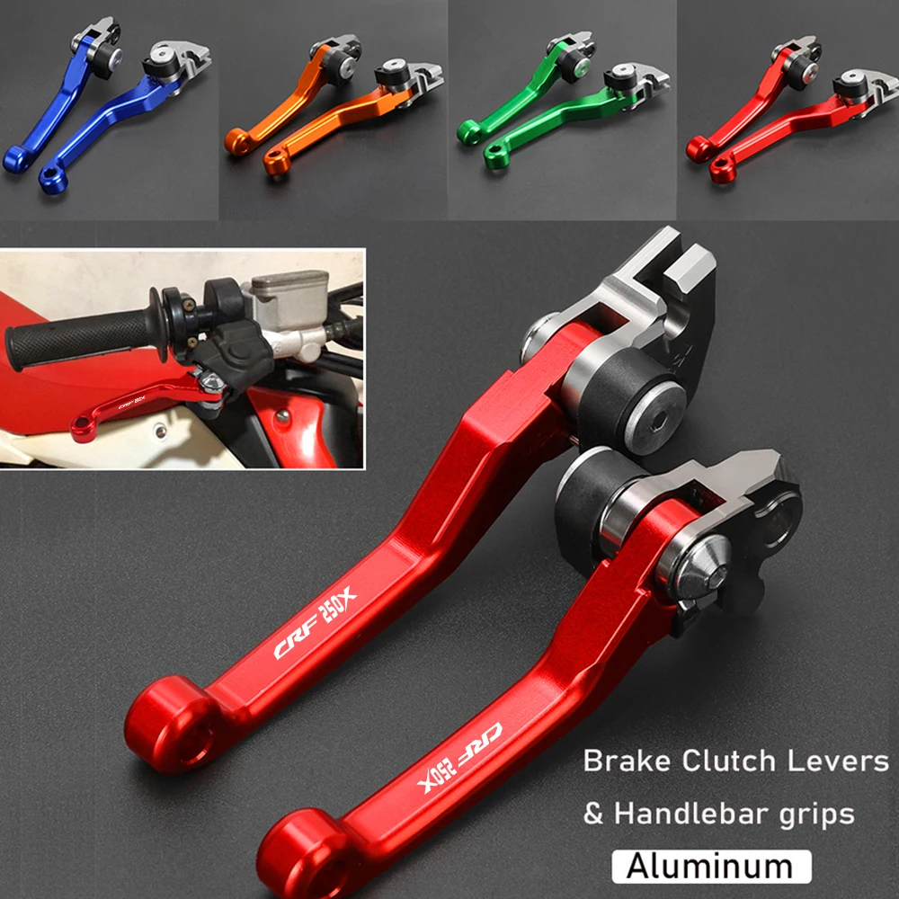 

For honda CRF250X CRF 250X CRF250 X 2005-2018 2017 2016 2015 Motorcycle Pivot Clutch Brake Levers Dirt Bike Lever Handle Grips