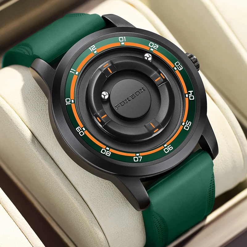 Men's Fashion Quartz Watch with Magnetic Force Quartz