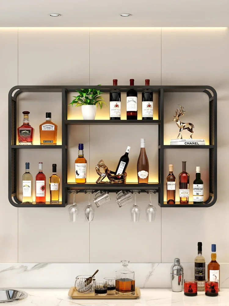 

Ресторан, стойка для красного вина, настенная стойка, магазин, светящаяся стойка для красного вина, настенный шкаф, витрина, индивидуальный заказ