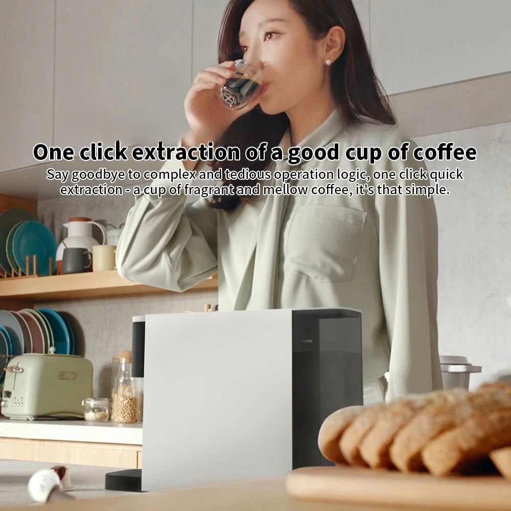 N1 Coffee Maker S1301 Small Size 10mins Automatic Shutdown Espresso Cafe Food Processor New MIJIA Capsule Coffee Machine