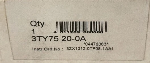 

Brand New Original Main Contact Kit for 3TF52 3TF53 3TY7520-0A 3TY7530-0A Fast Delivery