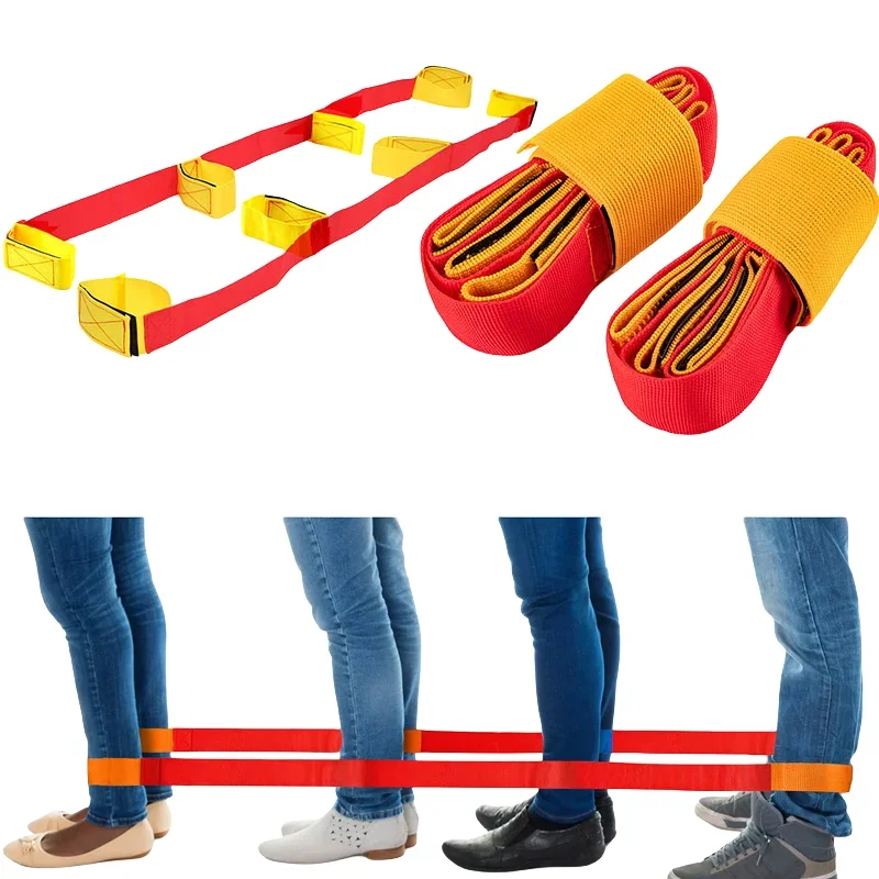 어린이 야외 스포츠 장난감 게임, 거대한 발자국 팀워크 밸런스 접촉 감각 훈련, 재미있는 스포츠 회의, 대화형 소품