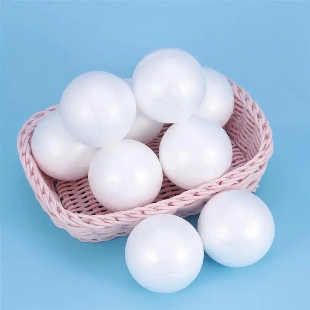 1cm 1.5cm 2cm 2.5cm 3cm 4cm White Foam Round Balls Mini Polystyrene Styrofoam Craft Decoration Christmas Balls