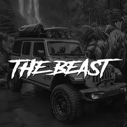 THE BEAST 스티커, 자동차, 오토바이, 트럭, 창문, 범퍼, 방수 비닐 데칼