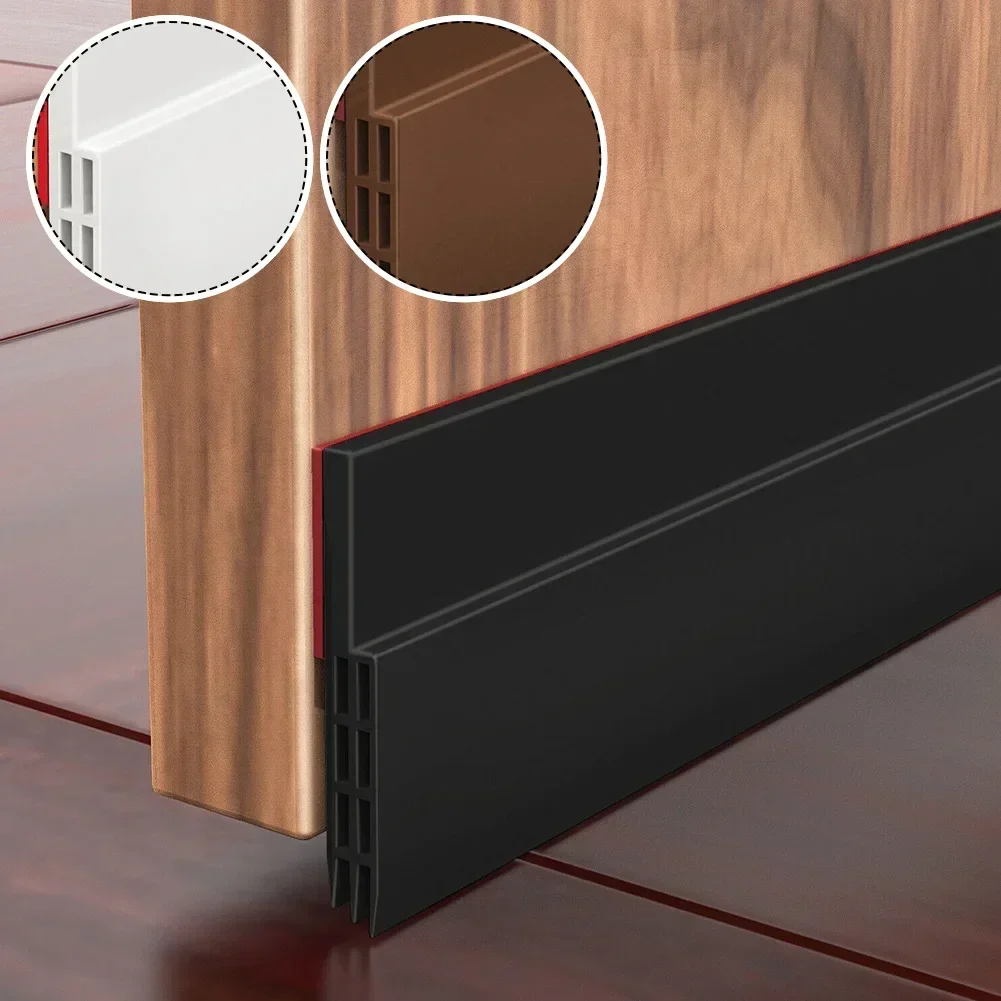 100cm Windproof Seal Strip Draught Excluder Stopper Door Bottom Guard Protector Doorstop Dust-proof Blocker Sealer Soundproof