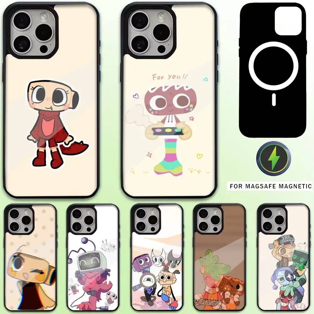 

Cute D-Dandys W-Worlds Phone Case For iPhone17,16,15,14,13,12,11 Plus,Pro Max Magnetic For Magsafe Wireless Charging