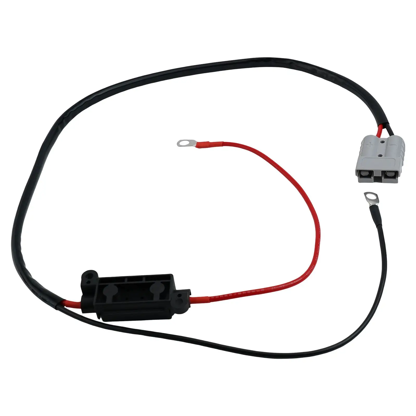 Comprehensive Battery Connection Solution Quick Disconnect Cable Kit with 40A Fuse and Robust Locking Mechanism