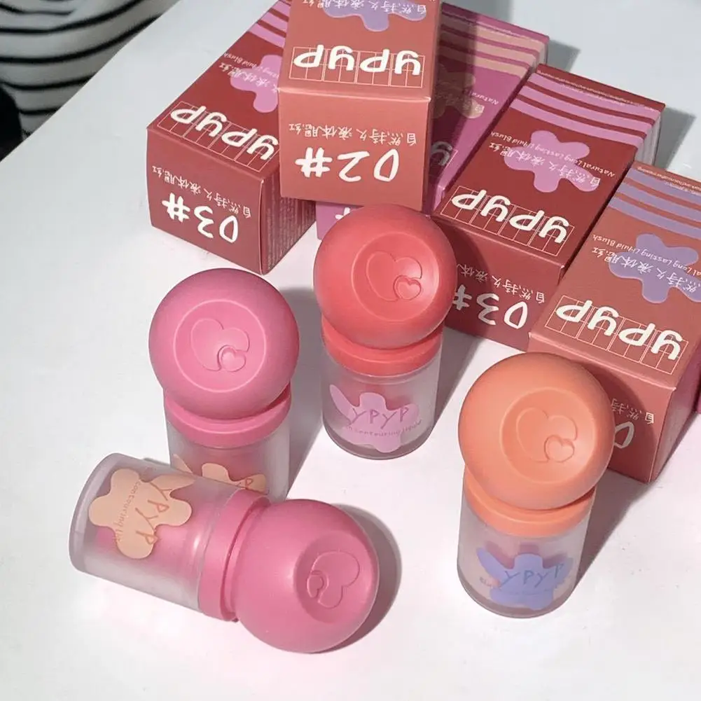 Guancia e labbra Punta in spugna Fard liquido Stick Riparazione viso Correttore opaco Migliora il colore Mini trucco liquido raro