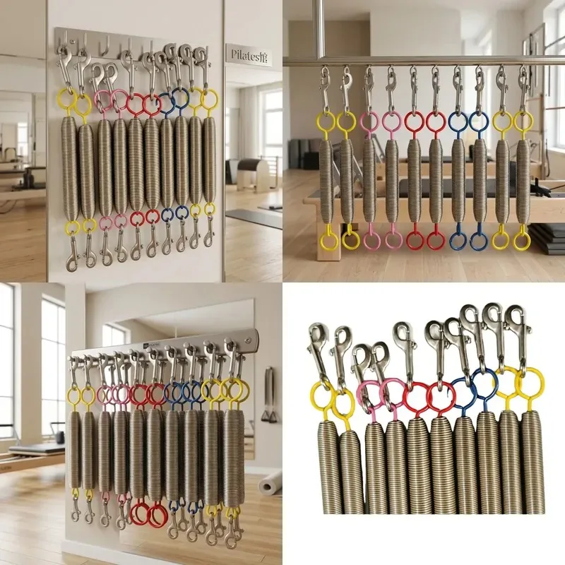 Weihui Industrial Custom Pilates Wall Hanging Spring Wire Steel Tension Wire, 50 Lbs Bearing, Yoga Equipment