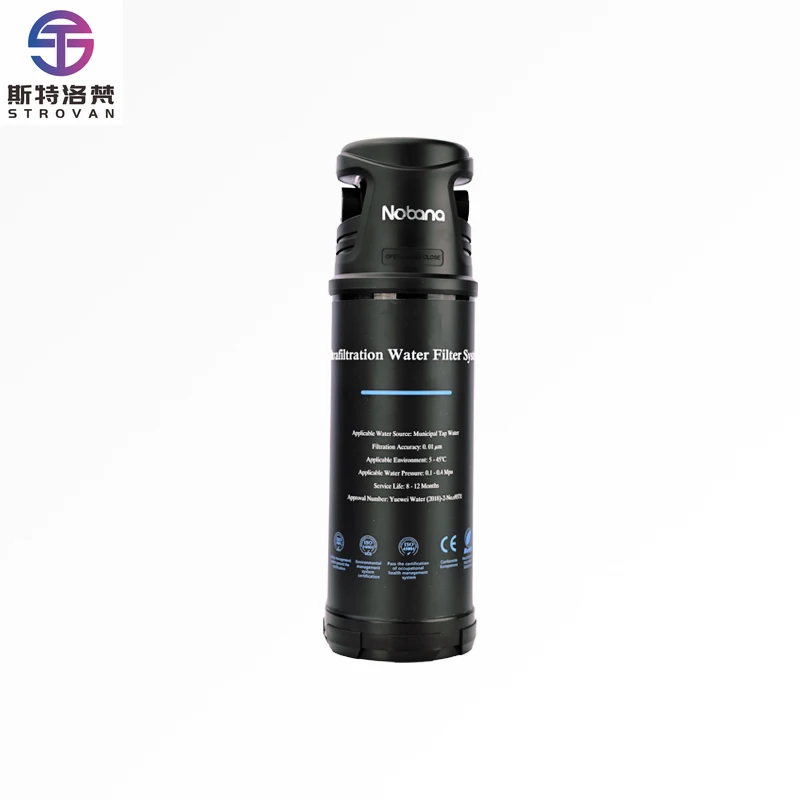 

STLF CWJ Black Design 2 Stages Under Sink Small Drink Water Filter