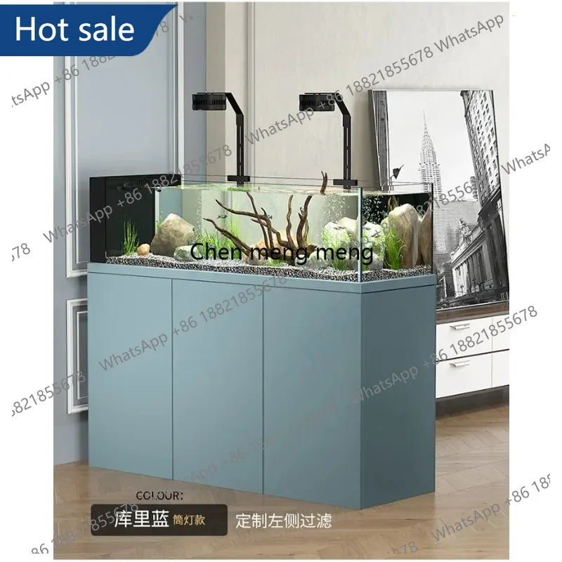 M02 Originality Fish Tanks Aquariums Cabinet Multifunction Living Room Luxury Aquariums Modern Arowana Pet Products Acquario