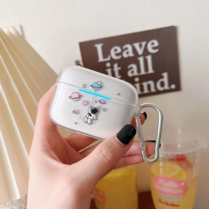 

ForBaseus M9 Wireless Earphone Cartoon Transparent Soft Cute Shockproof Storage
