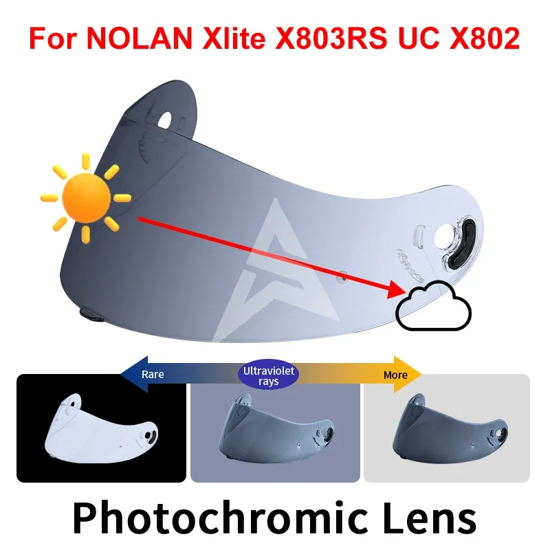 

Фотохромный козырек для NOLAN X-Lite X-803 X-802 X-702 X603, защитный экран для шлема