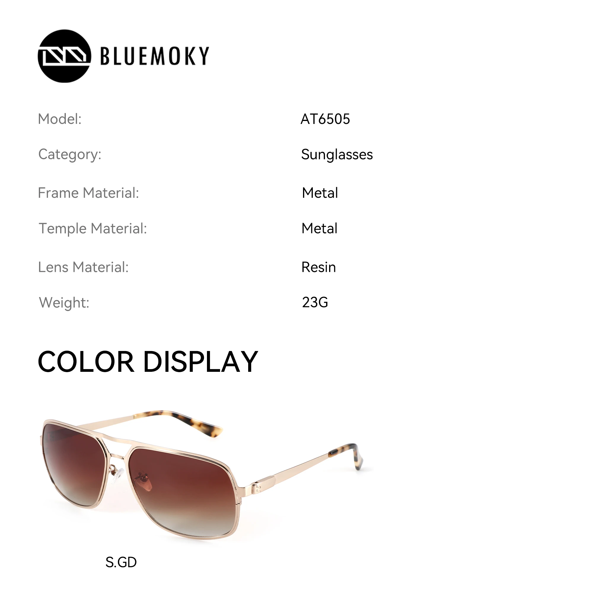 BLUEMOKY メンズ パイロット メタル カスタム 処方箋サングラス UV400 保護サングラス マルチフォーカス 近視矯正