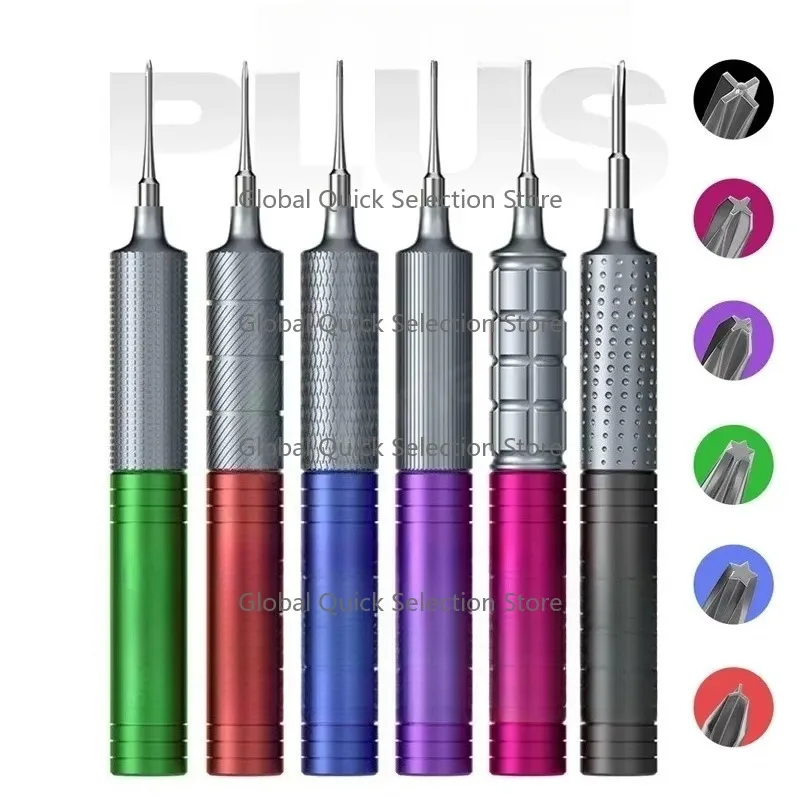Mech-anic Plus High Hardness Magne-tic Precision Screwdriver Set Y 0.6 PH000 Pentalobe 0.8 T2 Bits for CellPhone Repair