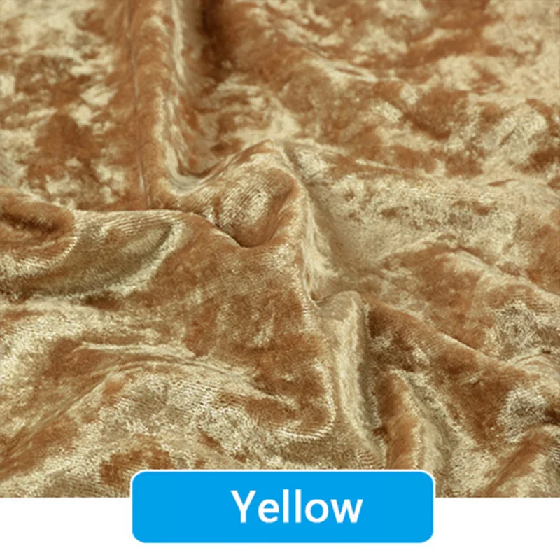 1/3/5M 22 farben Stretch Samt Stoff Diamant Glanz Tuch Weiche Polsterung Textilien Diy Velours für Sofa Vorhang Hintergrund – Detail 25