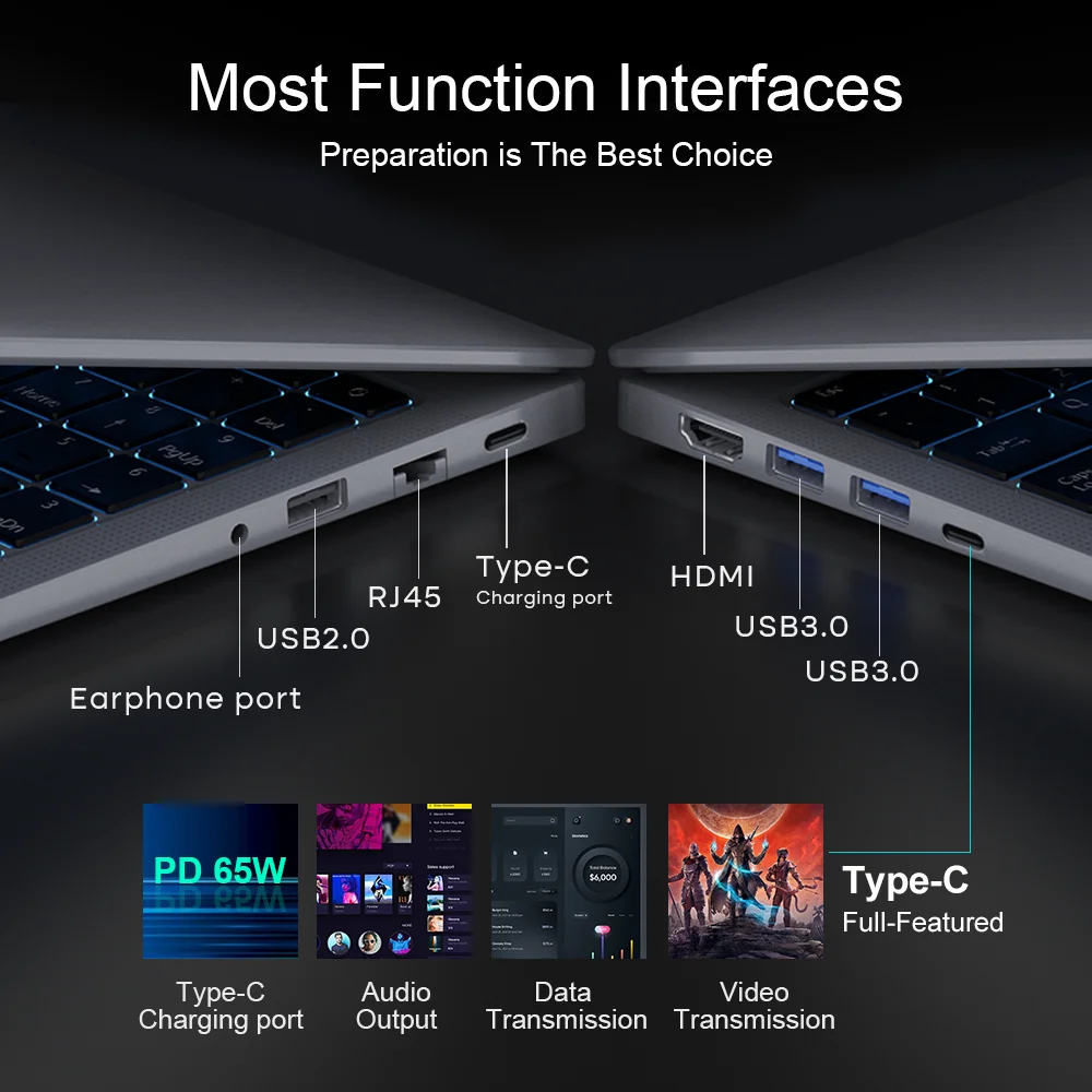 Ninkear N16 Pro Laptop Intel Core i7-13620H WiFi 6 2.5K 165Hz 32GB+1TB SSD Windows 11 Notebook Gaming Office Computer Notebook