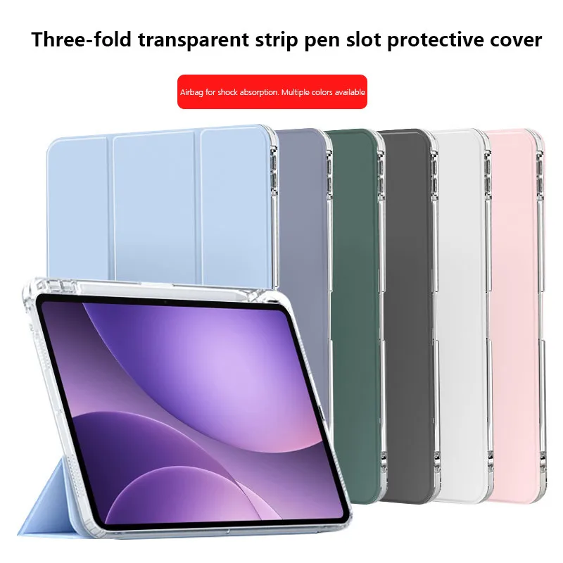 

Прозрачный мягкий чехол из ТПУ для планшета OPPO Pad 5 12,1 дюйма 2025 Pad 4 Pro 13,2 Pad3 Pro SE 11 Neo 11,4 Air2 Air 10,36 со слотом для ручки