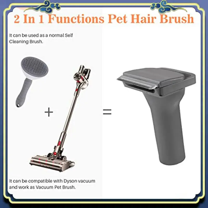 

Новейший инструмент для удаления кошек и собак, щетка для ухода за кошками для серий Dyson V6/7/8/10/11/15 и DC для коротких или средних шерсти домашних животных