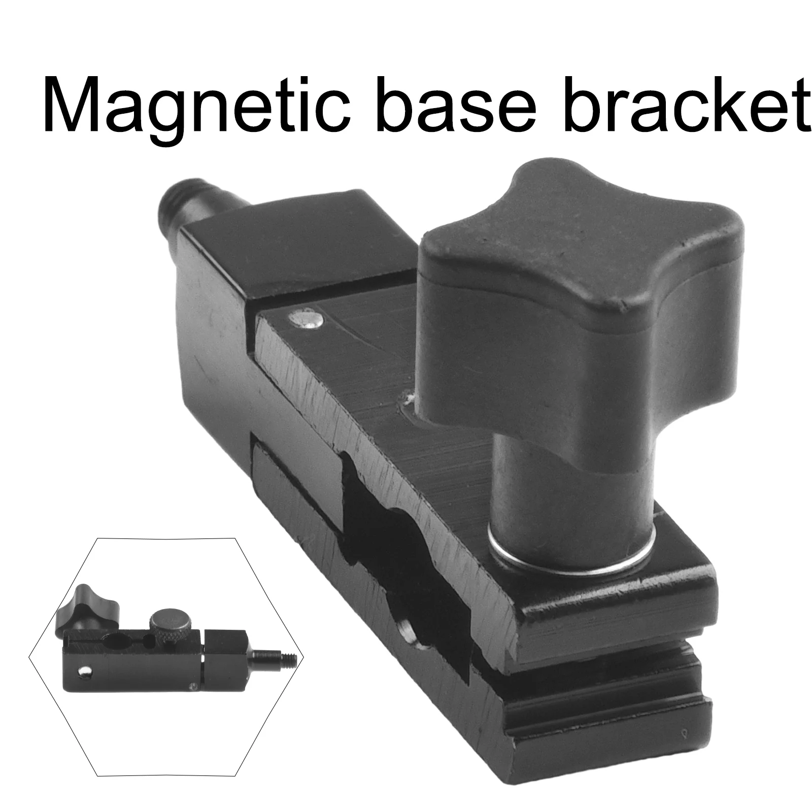Stand Magnetic Base Holder Adjustable Metal 1 Pcs 12.1x66.3mm/0.48x2.61\\\\\\\