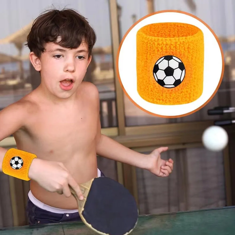 1PCS Basketball & Soccer Sports Wristbands - High Elasticity Breathable Gym Wristbands with Ball & Player Design view 6