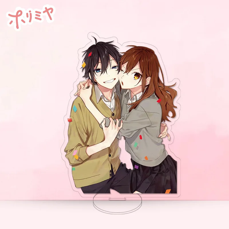 Japan Anime Horimiya Acrylic Stand Model Plate Keychain Collection Miyamura Izumi Hori Kyoko Figure Standee Desk Decor Cosplay