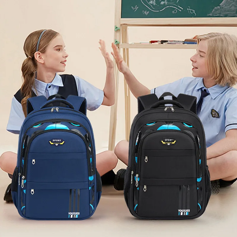 New Children School Bags for Boys Waterproof Primary School Backpack Lightweight Book Bag Teenager Schoolbag