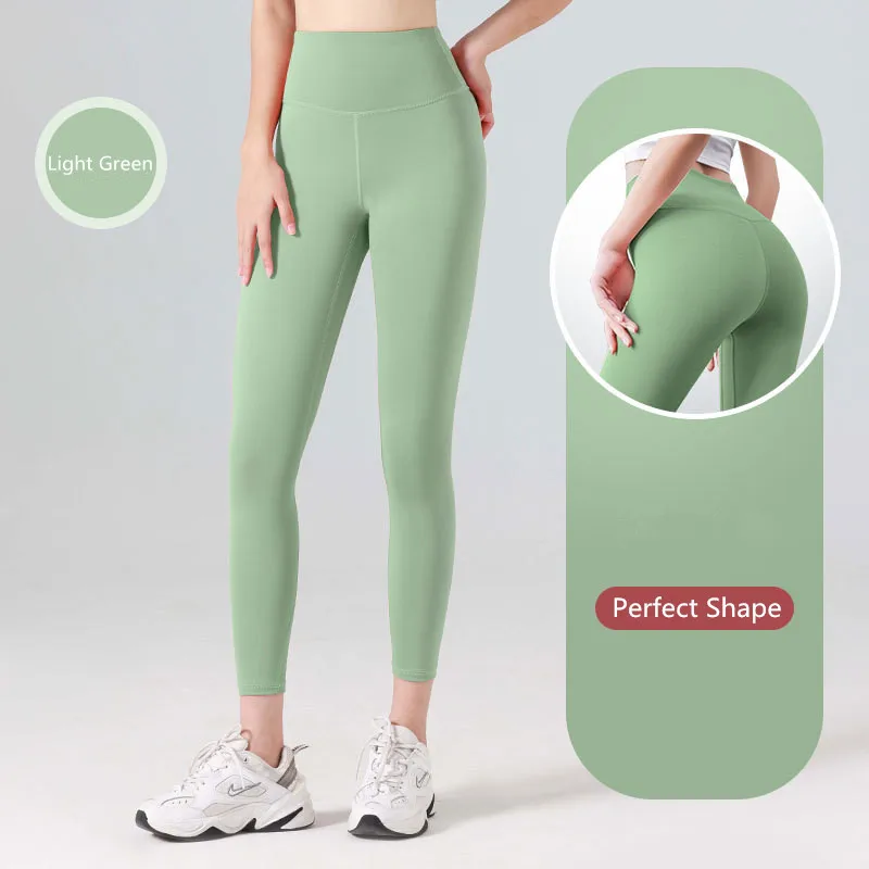 28 Colors Fitness Women Sport Seamless Leggings High Waist Elastic Solid Yoga Leggings Gym Trainning Joggings Pants Female