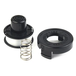 1pcs Trimmer Replacement Spool With Bump Cap Nylon For Black Decker A6226 GL250 GL310 GL360 Garden Power Tools Accessories
