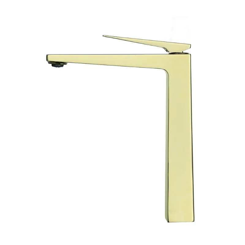 

Cross-border all-copper square high lift type hot and cold single-hole bathroom washbasin washbasin faucet