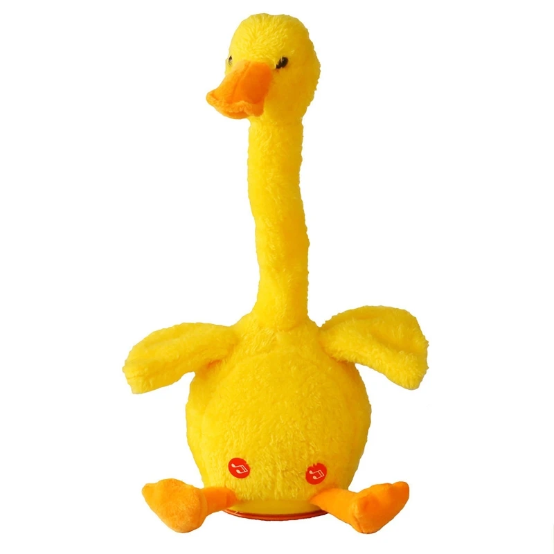 Duck Plush Dancing Toy Electronic Singing Wiggle Glowing Interesting Early Childhood Educational Toy Home Decor 2022 New