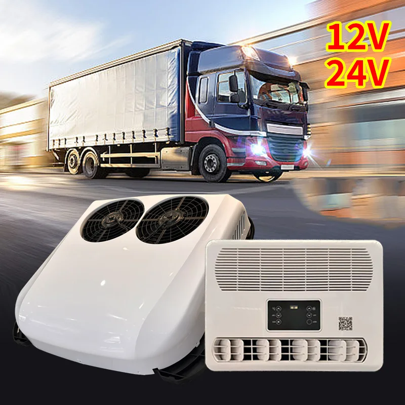 Dc 12V 24 Volt Tetto Aria condizionata elettrica Camion Tetto Aria condizionata Climatizzatore camper