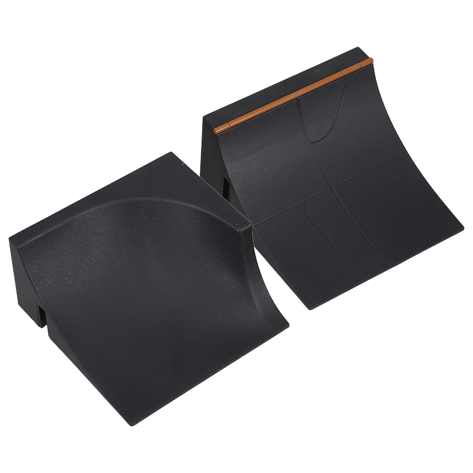 

2Pcs Plastic Finger Skatepark Ramps Curved Wall Kicker Mini Tabletop Skateboard Skate Obstacle Accessories for Fingerboards