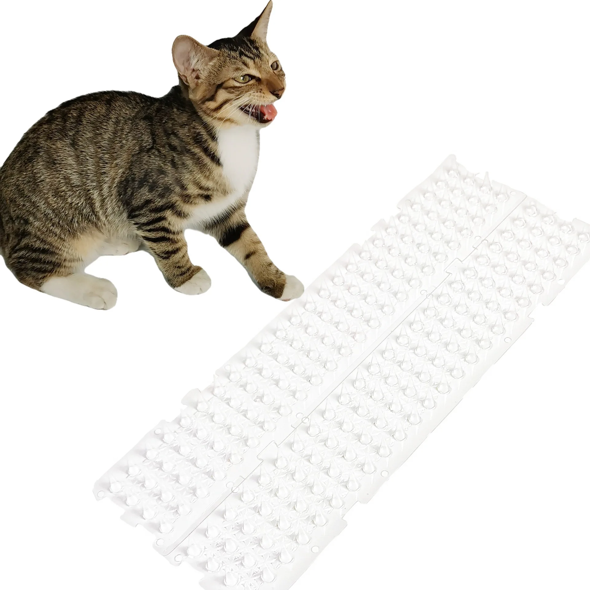 3/1pc Cat Thorn Mat Dog Garden Anti-Cat Dog Outdoor Supplies Feces Anti-Cat Thorn Mat Protects Plants Bird Repeller Spikes Fence