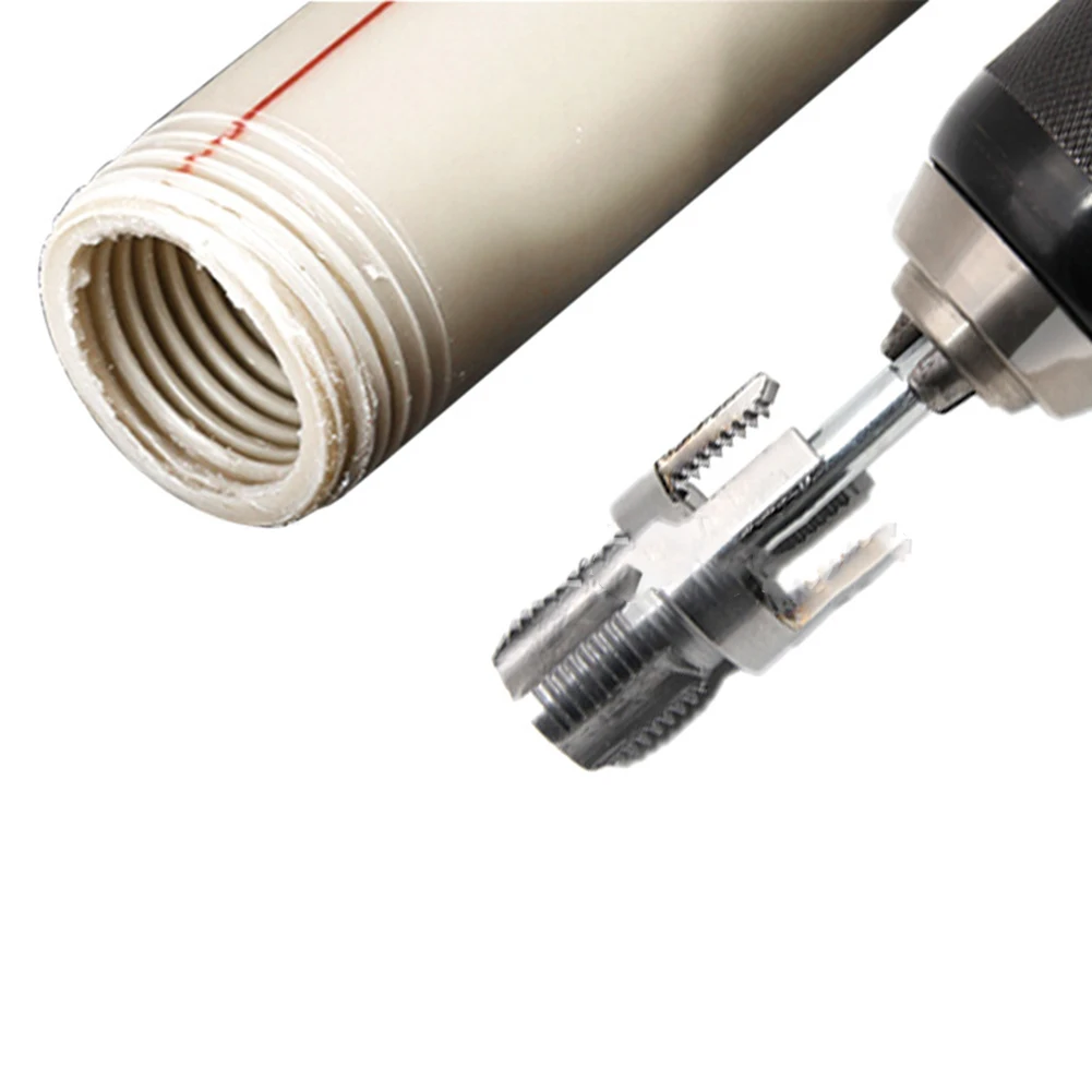 Ferramenta de rosqueamento integrada para tubos de água de 21 mm e 26 mm, corte eficiente de roscas internas/externas com durabilidade