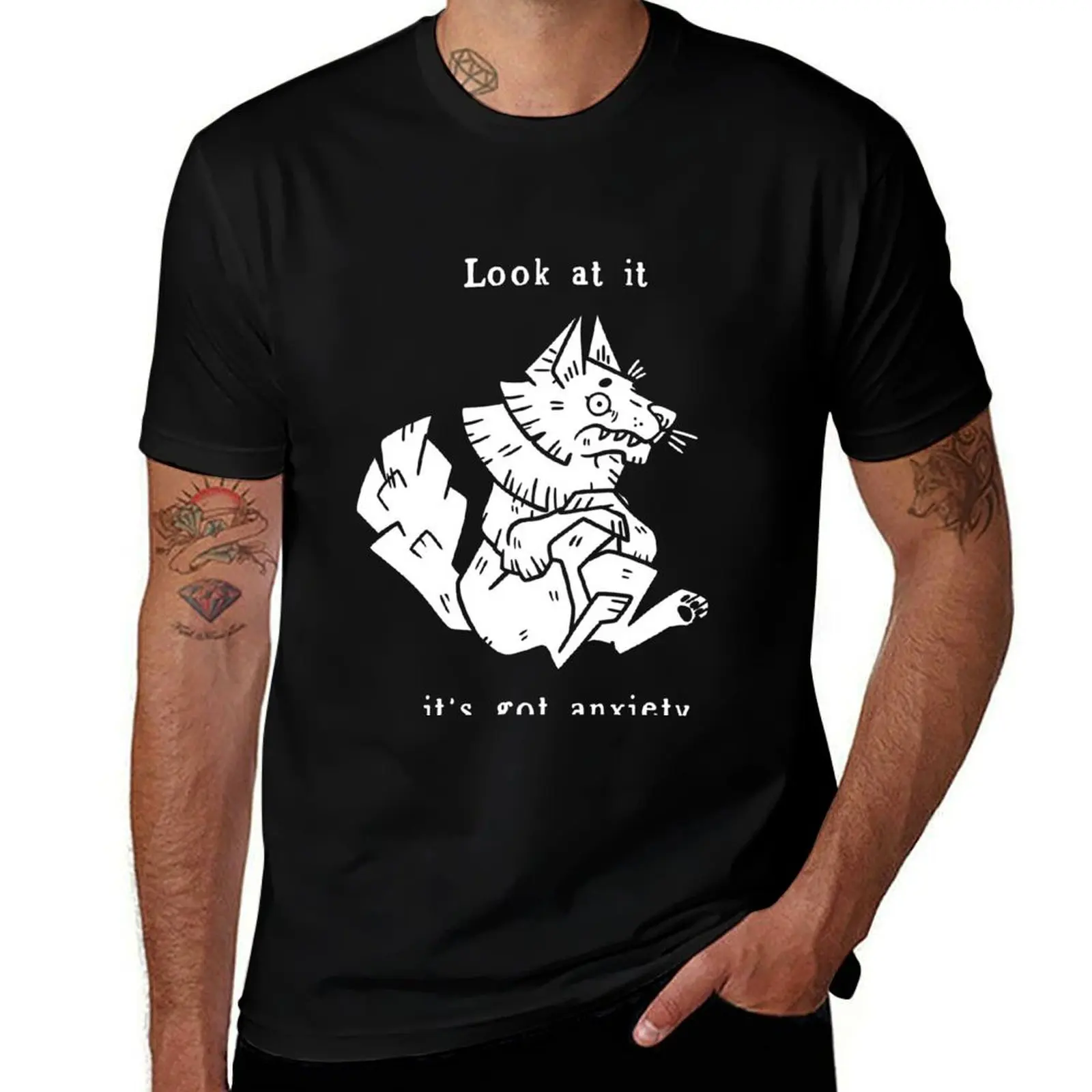 Worry Wolf - It's Got Anxiety T-Shirt Summer Sports Quick Dry T-Shirt