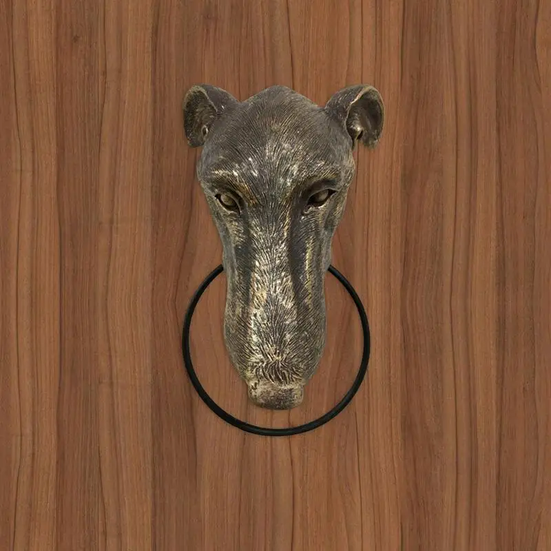 Resin Door Knocker Easy Clean Large Attractive Sculpture Door Knocker Gate Knocker For Front Door Decorating Supplies