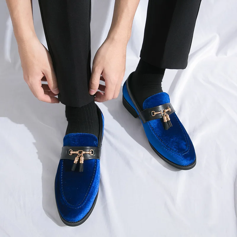 Fashion designer new styles shoes for men loafer Trendy brand Wedding Party Outdoor Activities Men\'s Shoes Large size 38-46