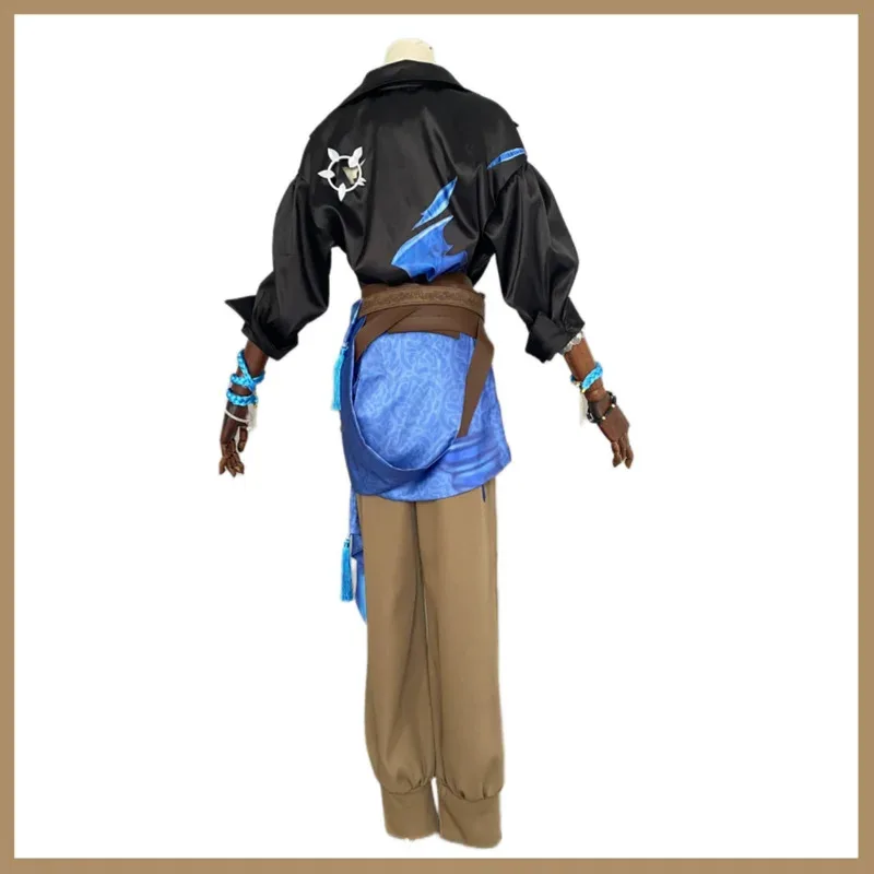 لعبة الهوية الخامس فريدريك كريبورغ تأثيري حلي واضح العقلية موحدة قميص الملحقات شعر مستعار رجل هالوين كرنفال البدلة؛ #5