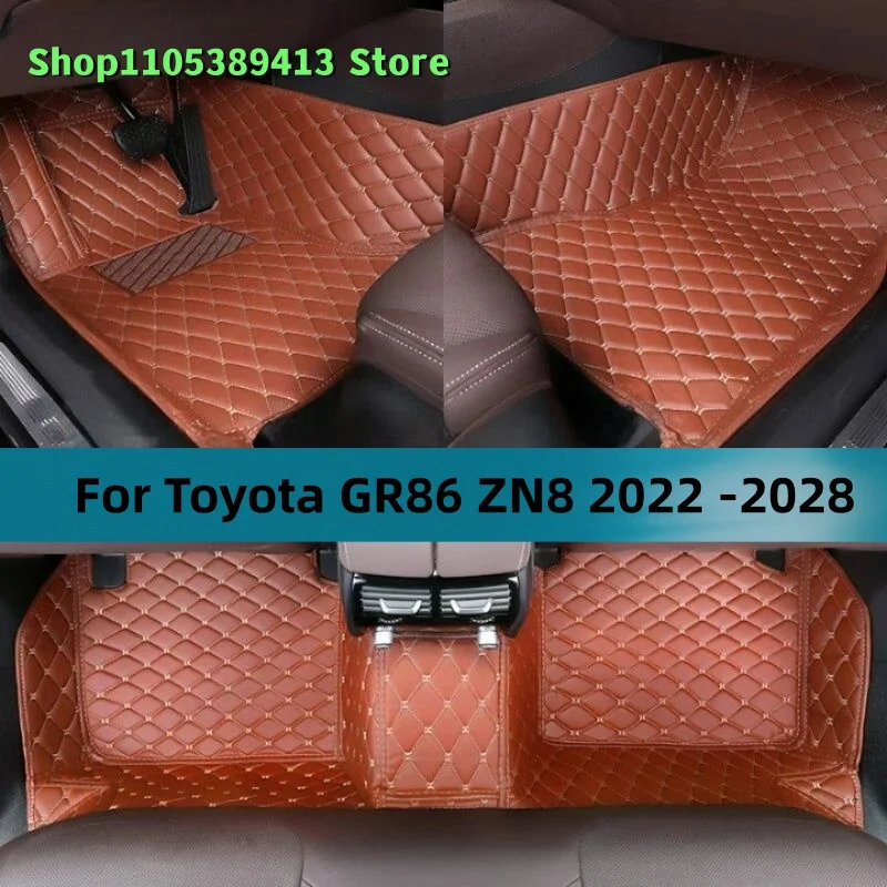 

Auto Custom Car Floor Mats For Toyota GR86 ZN8 2022 2023 2024 2025 2026 2027 2028 Car Mat Accessories Mats Carpets