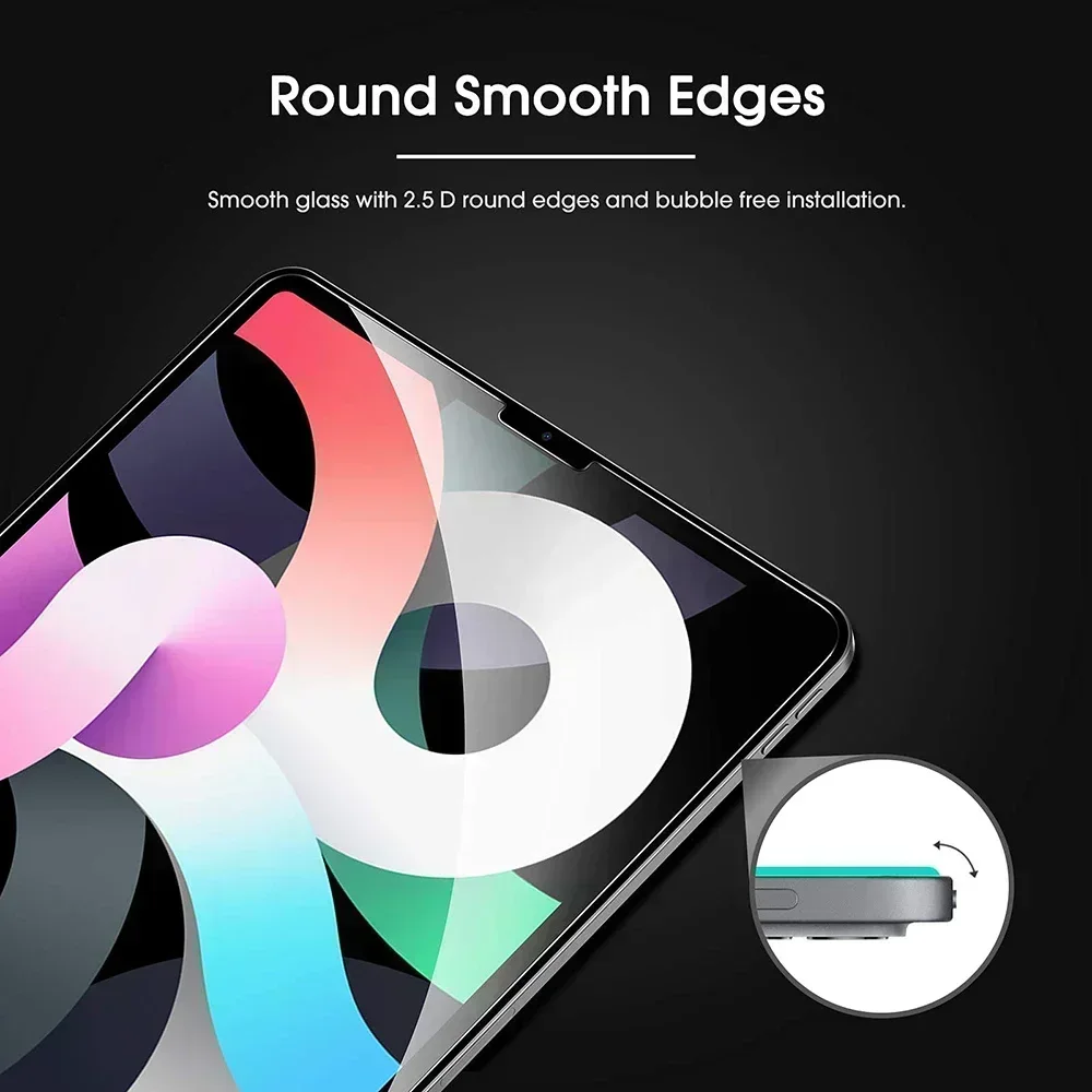 아이패드용 강화 유리, 아이패드 10.2 7 8 9 프로 11 에어 3 10.5 에어 4 에어 5 10.9 스크린, 보호대 아이패드 9.7 미니 3 4 5 6, 10 세대